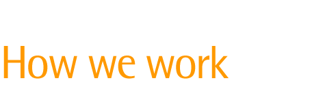 How we work